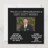 Meervoudige Foto-Afstuderen-uitnodiging Kaart (Achterkant)