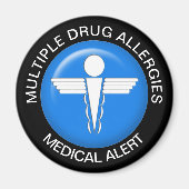Meervoudige geneesmiddelallergieën Magnet (Voorkant)