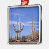 Meervoudige gewapende reuzencactus van Saguaro, Sa Metalen Ornament (Links)