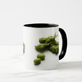 meervoudige groene edamaambonen met erwtenpeul geb mok (Voorkant rechts)