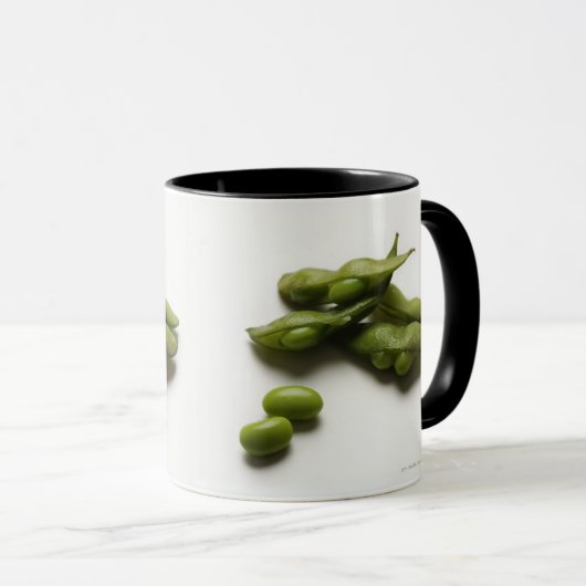 meervoudige groene edamaambonen met erwtenpeul geb mok (Voorkant rechts)