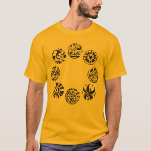 Meervoudige Intelligentiesymbolen Volwassen T-shir T-shirt