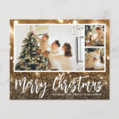 Meervoudige kerstkaarten voor 'Merry' (Voorkant)