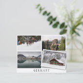 Meervoudige landschappen in Duitsland Briefkaart (Staand voorkant)