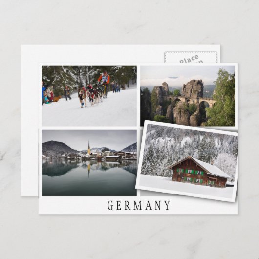 Meervoudige landschappen in Duitsland Briefkaart (Voorkant / Achterkant)