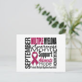 Meervoudige MaagdarmBEWUSTMAANDETRIBUTIE Briefkaart (Staand voorkant)