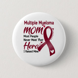 Meervoudige Myeloom Bewustheid Month Ribbon-schenk Ronde Button 5,7 Cm
