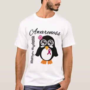 Meervoudige myeloom Bewustheid Pinguïn T-shirt
