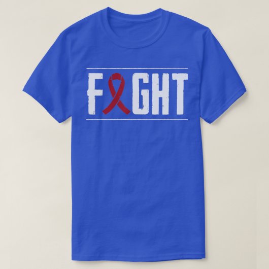 Meervoudige myeloom vecht kanker Lint 4 T-shirt (Design voorkant)