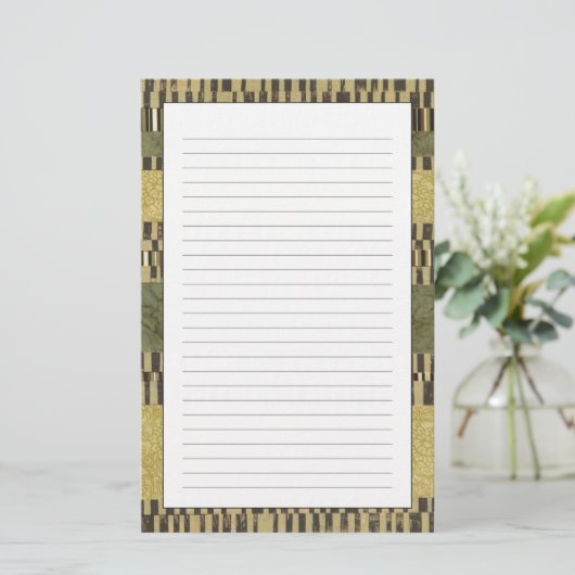 Meervoudige paneelschildering briefpapier (Staand voorkant)