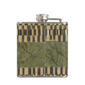 Meervoudige paneelschildering heupfles (Achterkant)