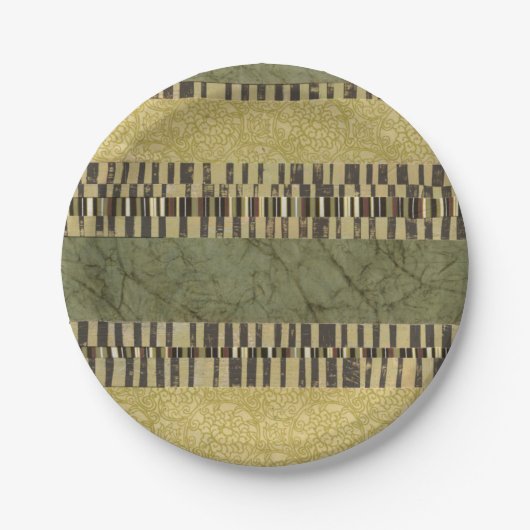 Meervoudige paneelschildering papieren bordje (Voorkant)