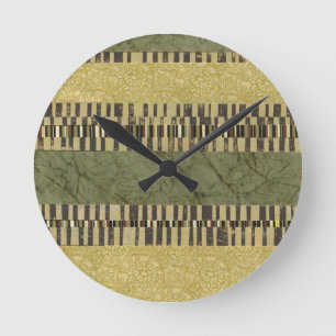 Meervoudige paneelschildering ronde klok