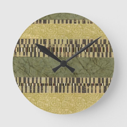 Meervoudige paneelschildering ronde klok (Voorkant)