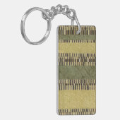 Meervoudige paneelschildering sleutelhanger (Voorkant Links)