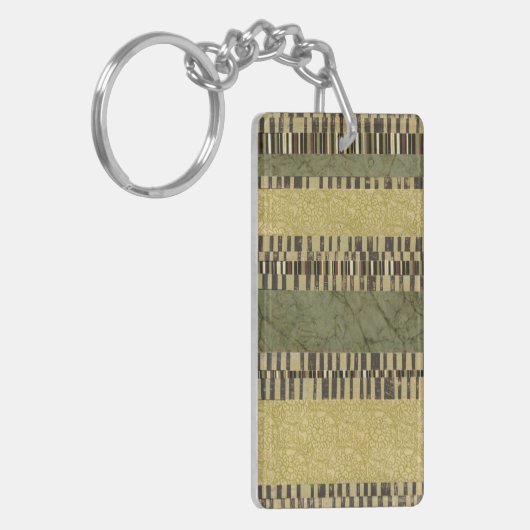 Meervoudige paneelschildering sleutelhanger (Voorkant Links)