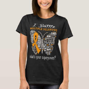Meervoudige sclerose Awareness Month Ribbon Giften T-shirt