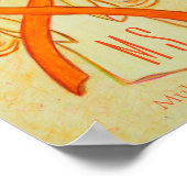 Meervoudige sclerose Bewustheid Angel Ribbon Poste Poster (Hoek)
