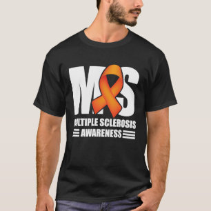Meervoudige sclerose Bewustheid Ik Draag Oranje li T-shirt