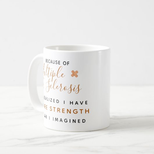 Meervoudige sclerose Bewustheid - Mok (Voorkant links)