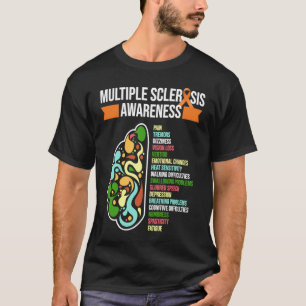 Meervoudige sclerose Bewustheid MS Overleving Duiz T-shirt