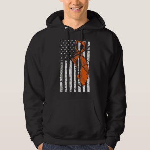 Meervoudige sclerose Bewustheid Oranje Lint Hoodie