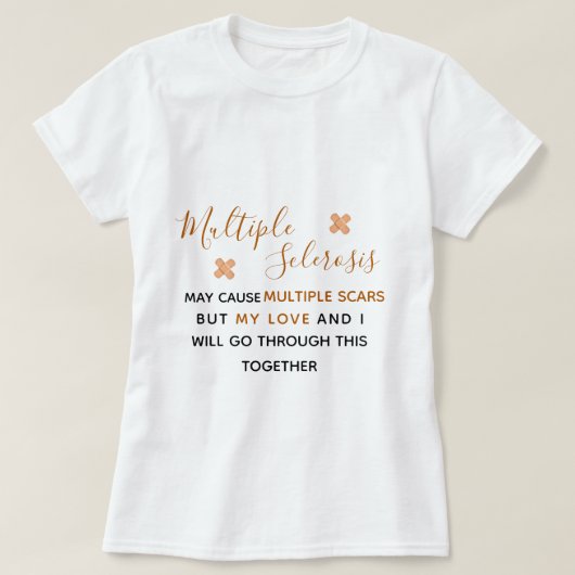 Meervoudige sclerose Bewustheid - T-shirt (Design voorkant)