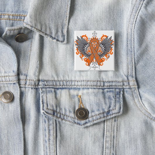 Meervoudige sclerose Bewustheid Vierkante Button 5,1 Cm (In situ)