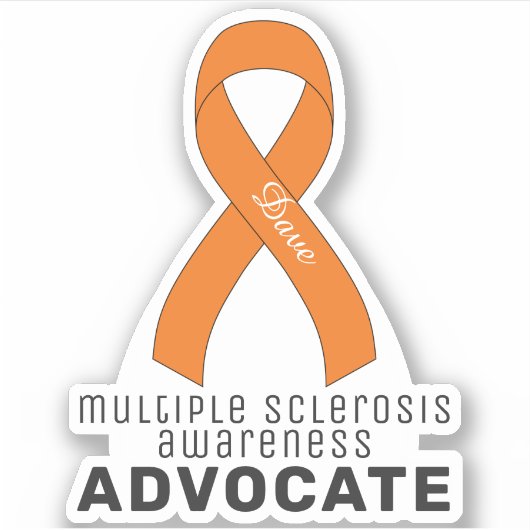 Meervoudige sclerose Bewustheid vinylSticker Sticker (Voorkant)