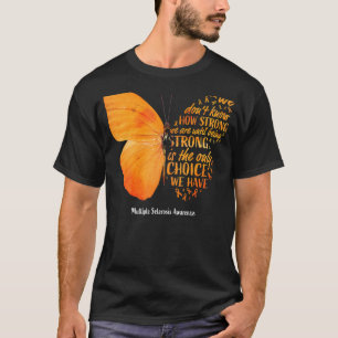 Meervoudige sclerose Bewustheid Vrouwen mammoet T-shirt
