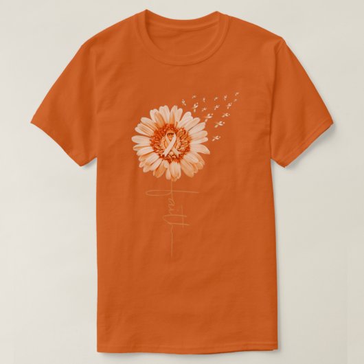 Meervoudige sclerose Faith MS Awareness Sunflower T-shirt (Design voorkant)