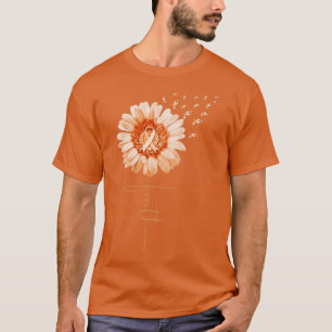 Meervoudige sclerose Faith MS Awareness Sunflower T-shirt