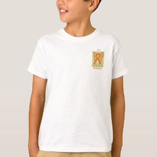 Meervoudige sclerose (MS) Bewustheid Ribbon Angel T-shirt