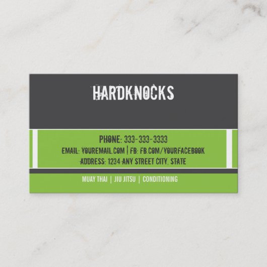 Meervoudige verticale Art Visitekaartje 10-klaspas Klantenkaartje (Voorkant)