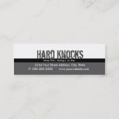 Meervoudige verticale Art Visitekaartje 10-klaspas Klantenkaartje (Achterkant)