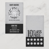 Meervoudige verticale Art Visitekaartje 10-klaspas Klantenkaartje (Voorkant / Achterkant)