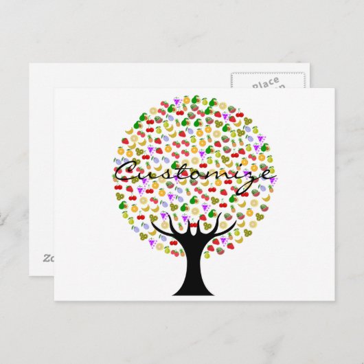 Meervruchtenboom Thunder_Cove Briefkaart (Voorkant / Achterkant)