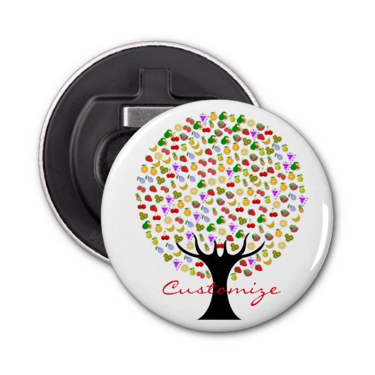 Meervruchtenboom Thunder_Cove Button Flesopener (Voorkant)