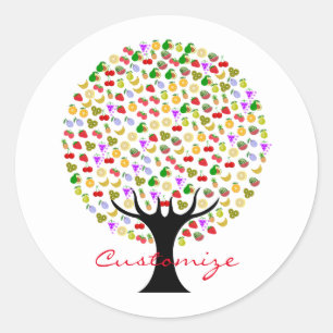 Meervruchtenboom Thunder_Cove Ronde Sticker
