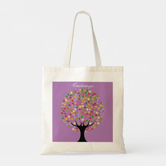 Meervruchtenboom Thunder_Cove Tote Bag (Achterkant)