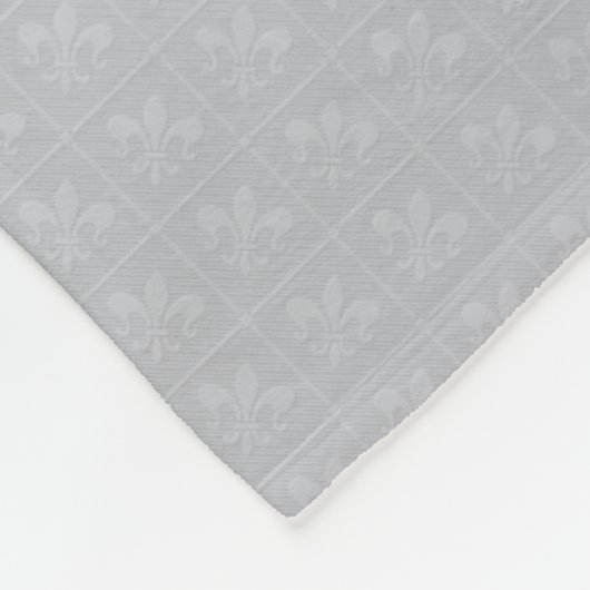 Meerwandige Grays Fleur de Lis Fleece Deken (Hoek)