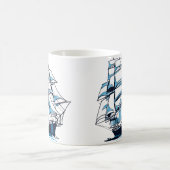 Meerwandige zeilen. koffiemok (Center)