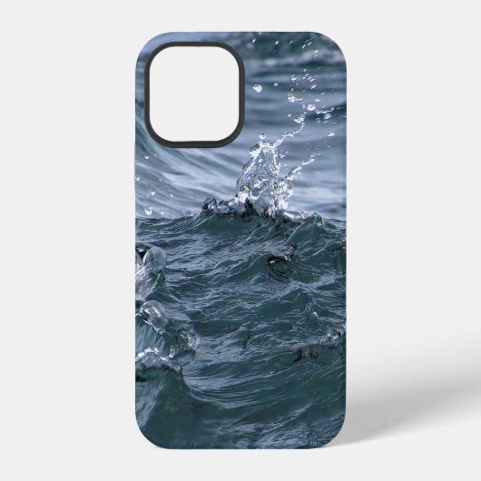 Meerwater spat iPhone hoesje (Achterkant)