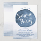 Meerwater Vlek | Aangepast | Verrassingsverjaardag Kaart (Voorkant / Achterkant)