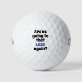 Meerwatergevaar Grappige Quote Golfballen (Voorkant)