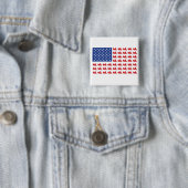 Meerwielig motorvoertuig vierkante button 5,1 cm (In situ)