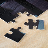 Meerzicht vanaf een terras legpuzzel (Zijkant)