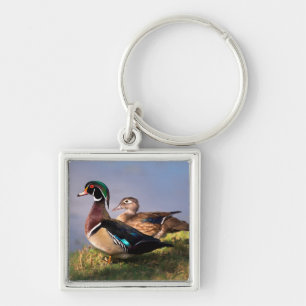 Meerzijde, Houten Eend Sleutelhanger