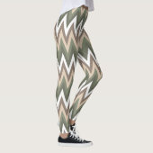 Meerzijdige Zig Zag Pattern Leggings vrouwen (Rechts)