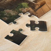 Meerzwanen Serene Morgen Gezicht Kalmerend Cadeau Legpuzzel (Zijkant)